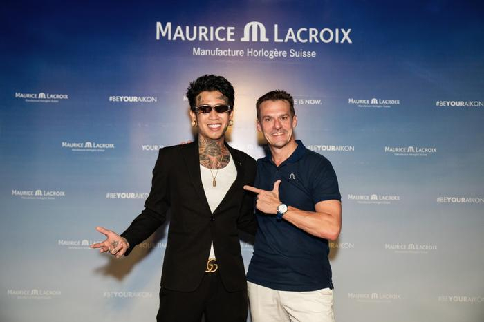 Rapper Cricket tái xuất tại sự kiện của thương hiệu đồng hồ Maurice Lacroix
