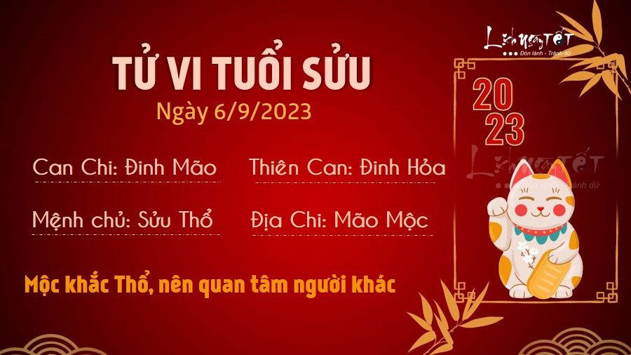 Tu vi hang ngay 6/9/2023 - Suu