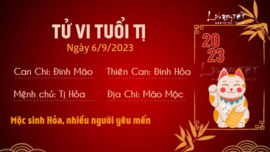 Tu vi hang ngay 6/9/2023 - Ti