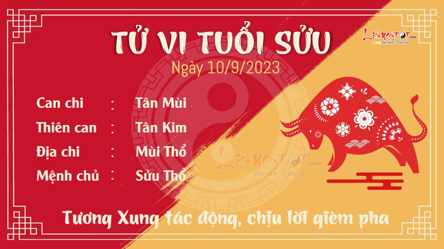 Tu vi hang ngay 10/9/2023 - Suu