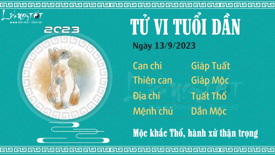 Tu vi hang ngay 13/9/2023 - Dan