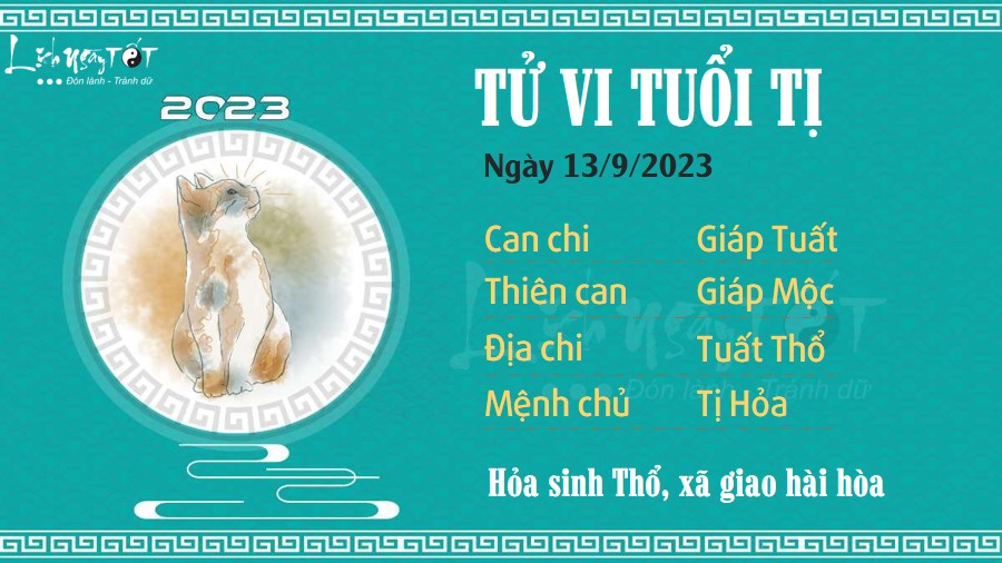 Tu vi hang ngay 13/9/2023 - Ti