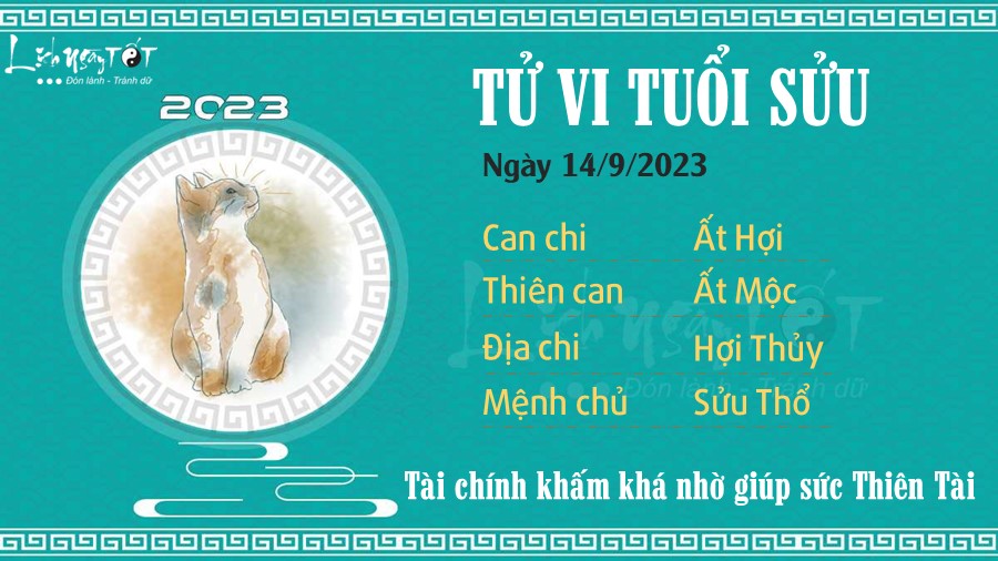 Tu vi hang ngay 14/9/2023 cua 12 con giap - Suu