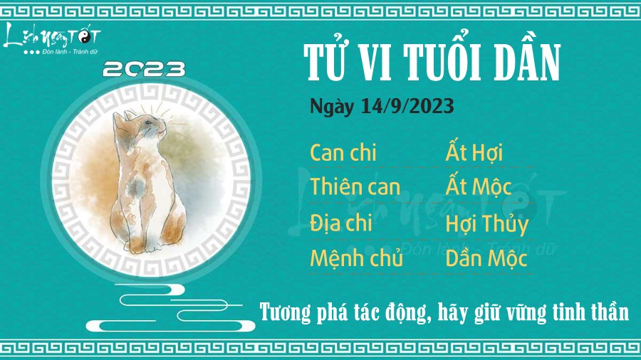 Tu vi hang ngay 14/9/2023 cua 12 con giap - Dan