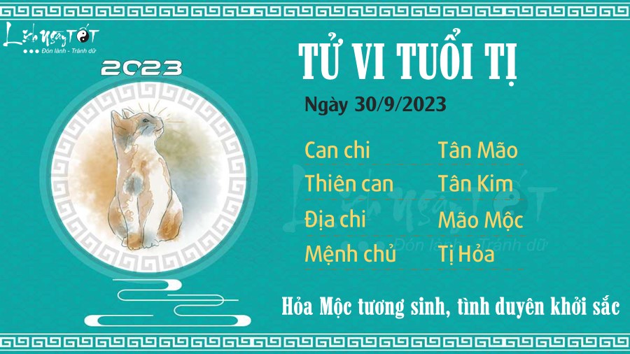 Tu vi hang ngay 30/9/2023 - Ti