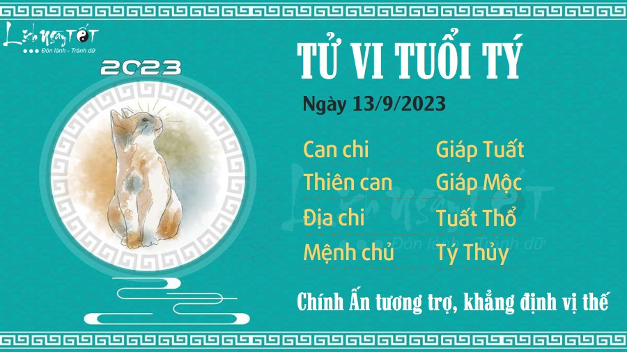 Tu vi hang ngay 13/9/2023 - Ty