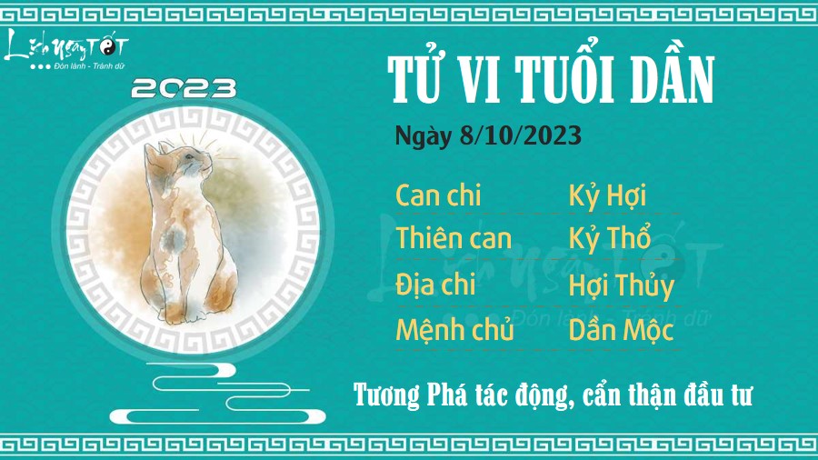 Tu vi hang ngay 8/10/2023 - Dan