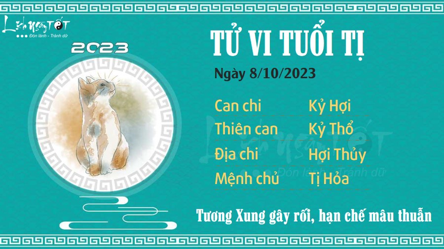 Tu vi hang ngay 8/10/2023 - Ti