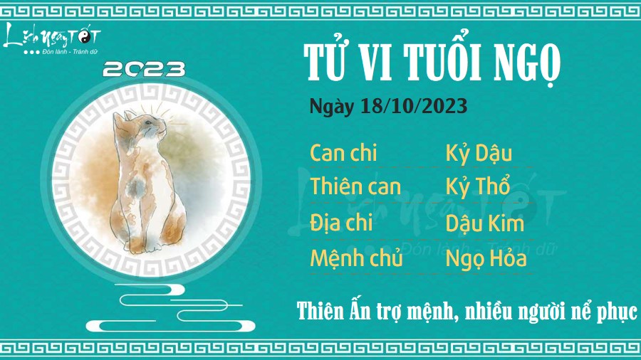 Tu vi hang ngay 18/10/2023 - Ngo