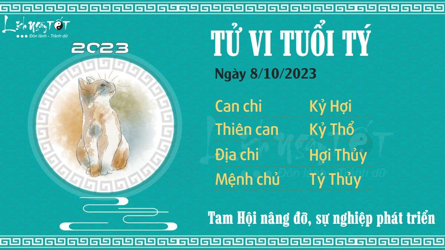 Tu vi hang ngay 8/10/2023 - Ty